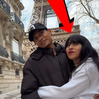 La pareja viajó hasta París