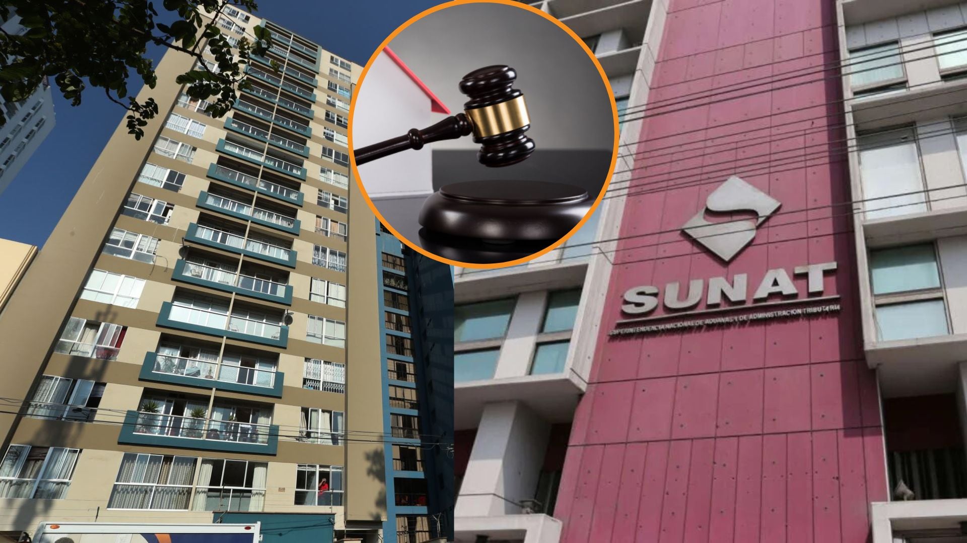 Un total de 17 inmuebles serán ofertados en la sede de Lima el próximo 24 de enero | Foto composición: Infobae Perú / Sunat.