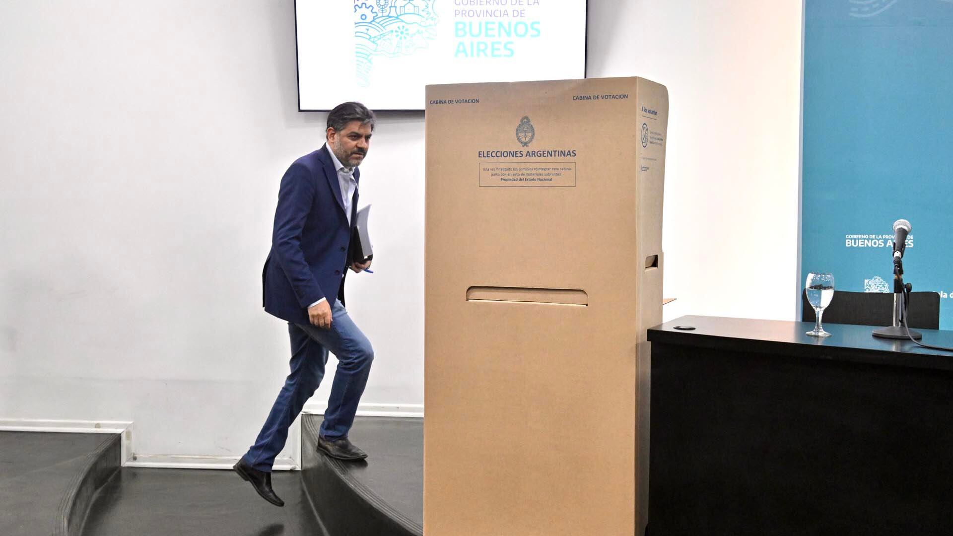 El ministro de Gobierno, Carlos Bianco (Aglaplata)