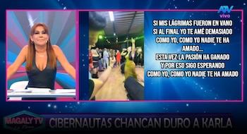 Magaly Medina após vídeo de Karla Tarazona: