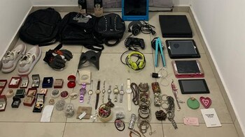 El material que le encontraron