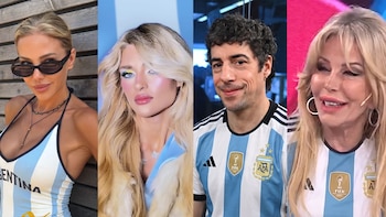 Ropa interior rosa, peluches, uñas y looks albicelestes: las insólitas cábalas de los famosos para la Scaloneta