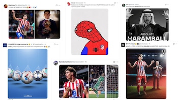 Los memes de la histórica victoria del Atlético ante Barcelona por la Champions en el Camp Nou: Julián Álvarez y Simeone, los elegidos