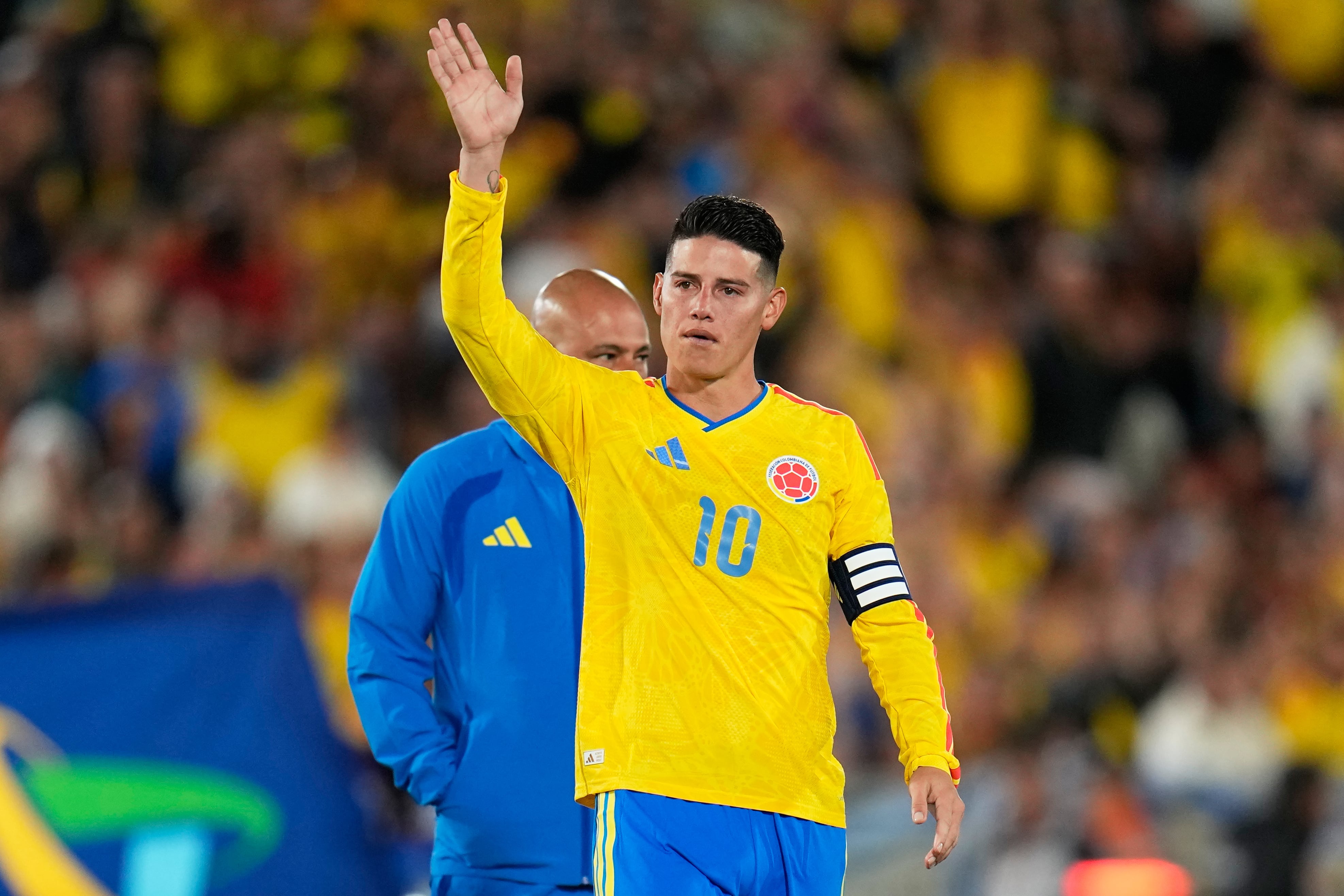 James Rodríguez dio un paso al costado de la selección Colombia después de su mala presentación en el Mundial 2026 - crédito Fernando Vergara/AP Foto
