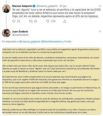 El tenso ida y vuelta