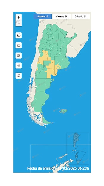 En el centro del país