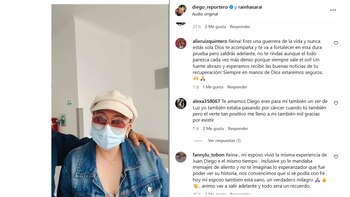 El periodista invitó a su audiencia a enviar mensajes de ánimo a Reina Dávila, remarcando el poder transformador del apoyo colectivo - crédito @diego_reportero/ Instagram