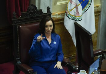 La vicepresidenta se puso al