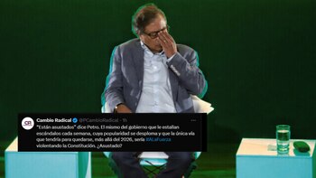El Partido Cambio Radical se defendió ante declaraciones del presidente de la que oposición estaba "asustada" - crédito Colprensa y @PCambioRadical/X