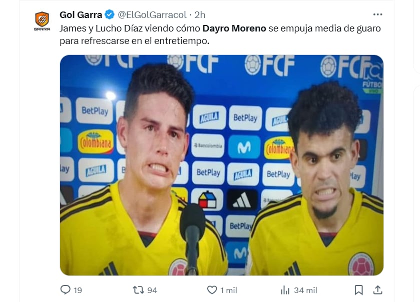 Moreno no fue titular en el compromiso por decisión de Néstor Lorenzo - crédito Redes Sociales