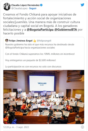 De esta manera la alcaldesa