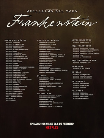 El póster anuncia una lista