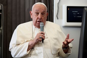 El papa Francisco ofreció una