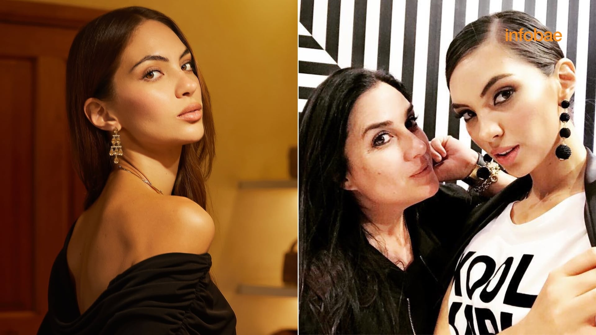 Natalie Vértiz posa con su manager Lucero Boza en la Semana de la Moda de Nueva York, mostrando su estilo único. (Composición Infobae)