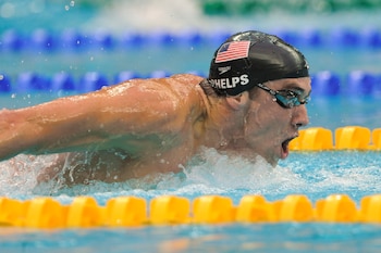 FILE PHOTO: Michael Phelps of