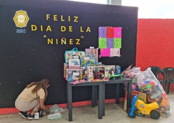 Niñas y niños fueron festejados