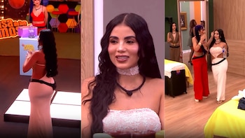 Karina García sorprendió a los participantes al regresar como invitada especial en plena gala de nominación, desatando diversas reacciones dentro de La casa de los famosos Colombia - @lacasadelosfamososcolombia1 / Instagram