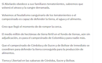 Petro argumentou que De la Espriella poderia trazer de volta o paramilitarismo - crédito @petrogustavo/X