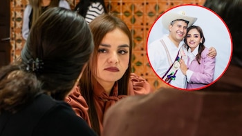 Grecia Quiroz, alcaldesa sustituta de Uruapan, durante una conferencia de prensa sobre el caso de Carlos Manzo. Crédito: Especial