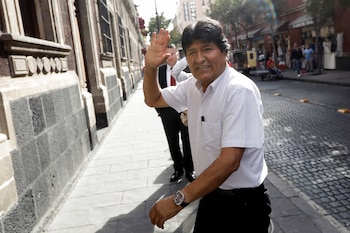 Bolivia's ousted president Evo Morales