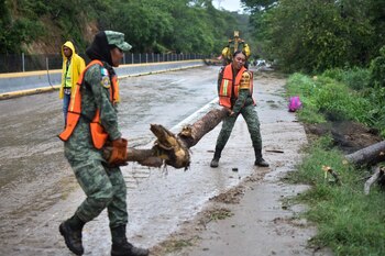 Miembros de la Sedena se