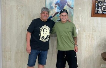 Pablo Moyano y Thiago Almada,