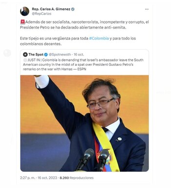 Este fue el comentario del