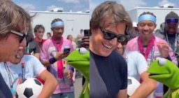 El cruce entre Tom Cruise y Kermit que acaparó las miradas en la final del Mundial 2026