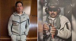 La foto de Marco Rubio en el avión presidencial rumbo a China con el chándal que llevaba Maduro tras su captura