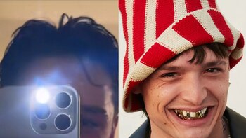 El artista fue visto en