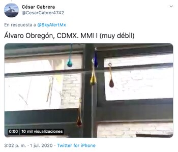 Usuarios en redes sociales reportaron