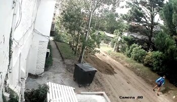 Las imágenes previas al crimen