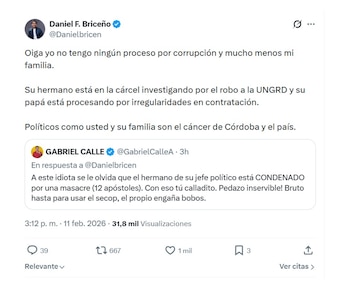 En otro de los apartes