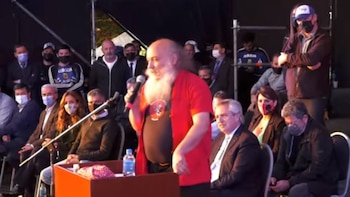 Emilio Pérsico, frente a Alberto