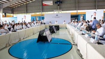 El Gobierno eleva a USD 110,8 millones la inversión pública en San José de Ocoa (Foto cortesía Presidencia de la República)