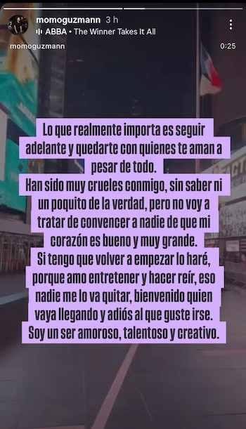 Momo Guzmán compartió historias sobre