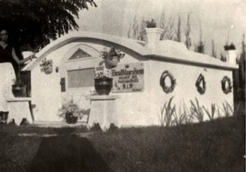 El mausoleo desde donde fue