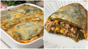 Cómo preparar lasaña de nopales
