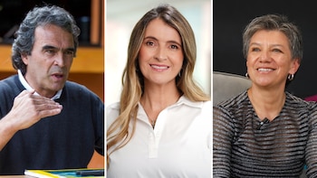 Sergio Fajardo, Paloma Valencia y Claudia López se mantienen en la carrera por la Presidencia de la República de 2026 - crédito Colprensa - EFE