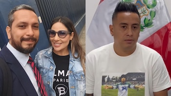 Pamela López y Christian Cueva