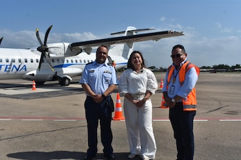 La ministra de Transporte, Mafe