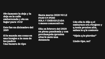 "Ella en febrero del 2020,