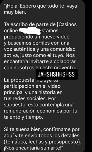 El Brayan mostró cómo lo buscaron para participar con las marcas que invitan a la comunidad a apostar en el Mundial 2026 - crédito @_elbrayan_/IG