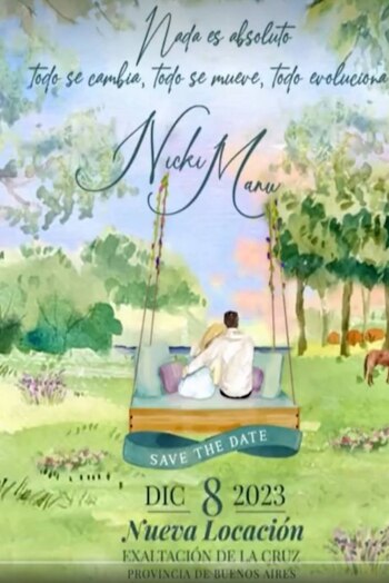 Invitación de la boda de