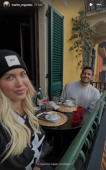 La foto que compartió Martín