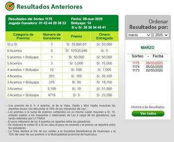 La Tinka sorprende con tres