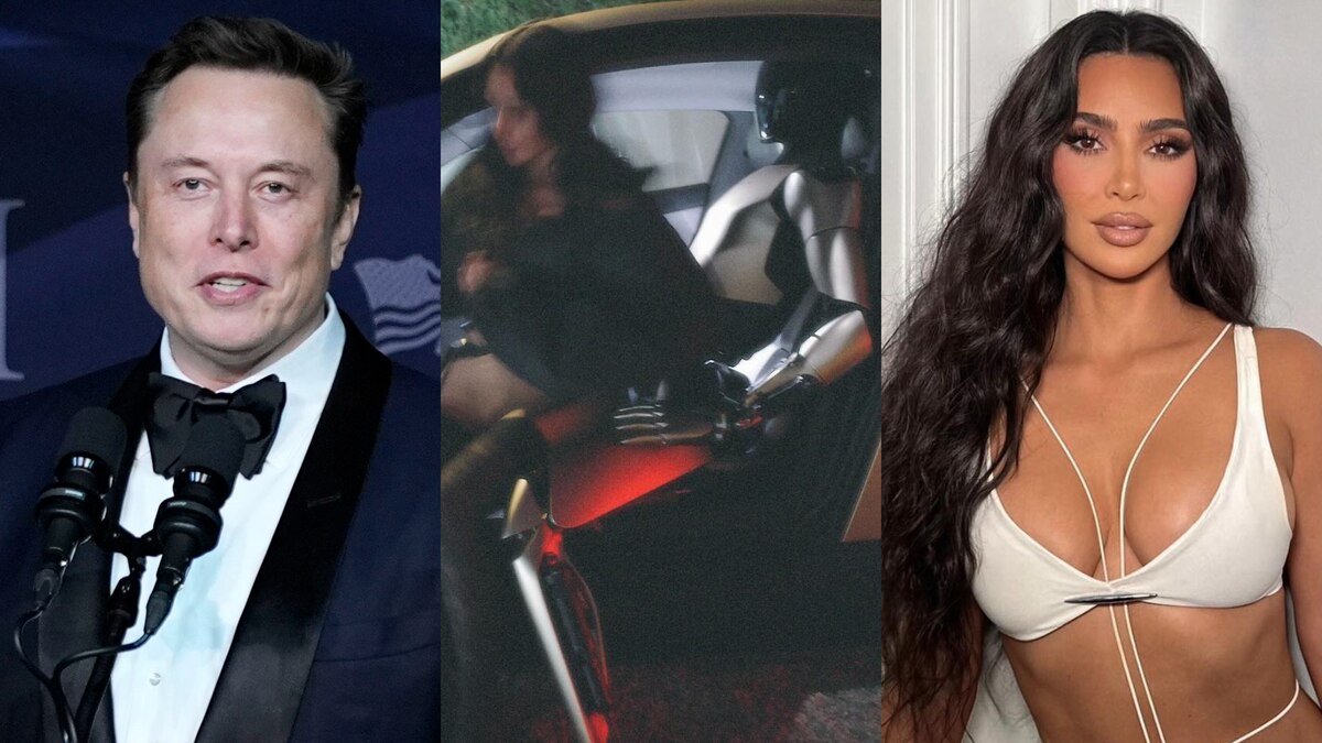 Kim Kardashian aclaró la verdad detrás de su criticada sesión de fotos con un robot de Tesla - Infobae