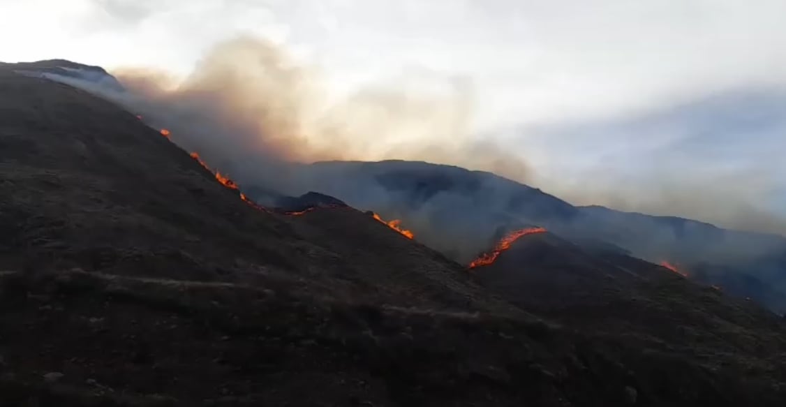 Así avanza el incendio en La Rioja
