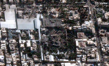 En esta imagen satelital proporcionada