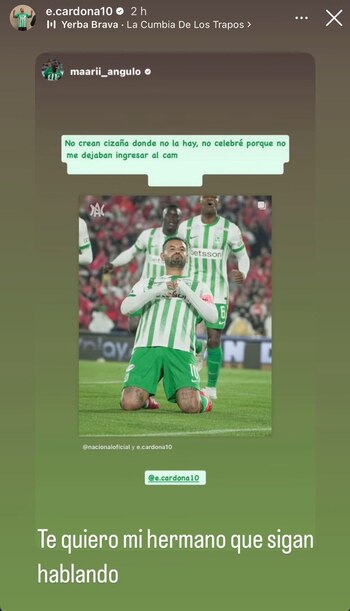 Ambos jugadores se expresaron tras